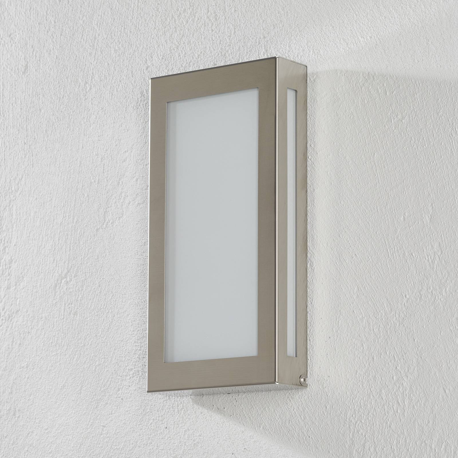 LED-ulkoseinälamppu 118LED, ruostumaton teräs