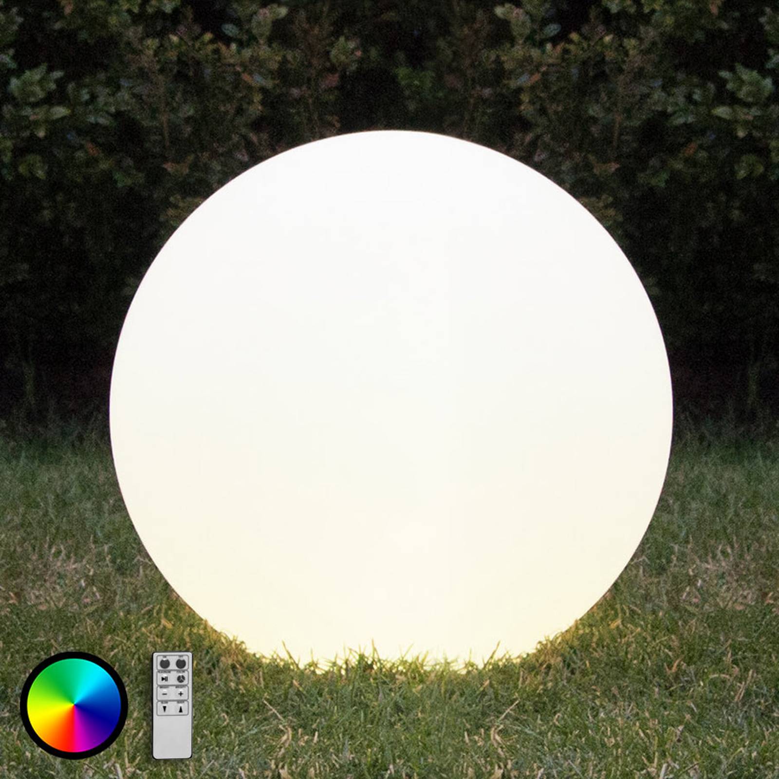 LED-pallo Twilights kaukosäätimellä, 50 cm