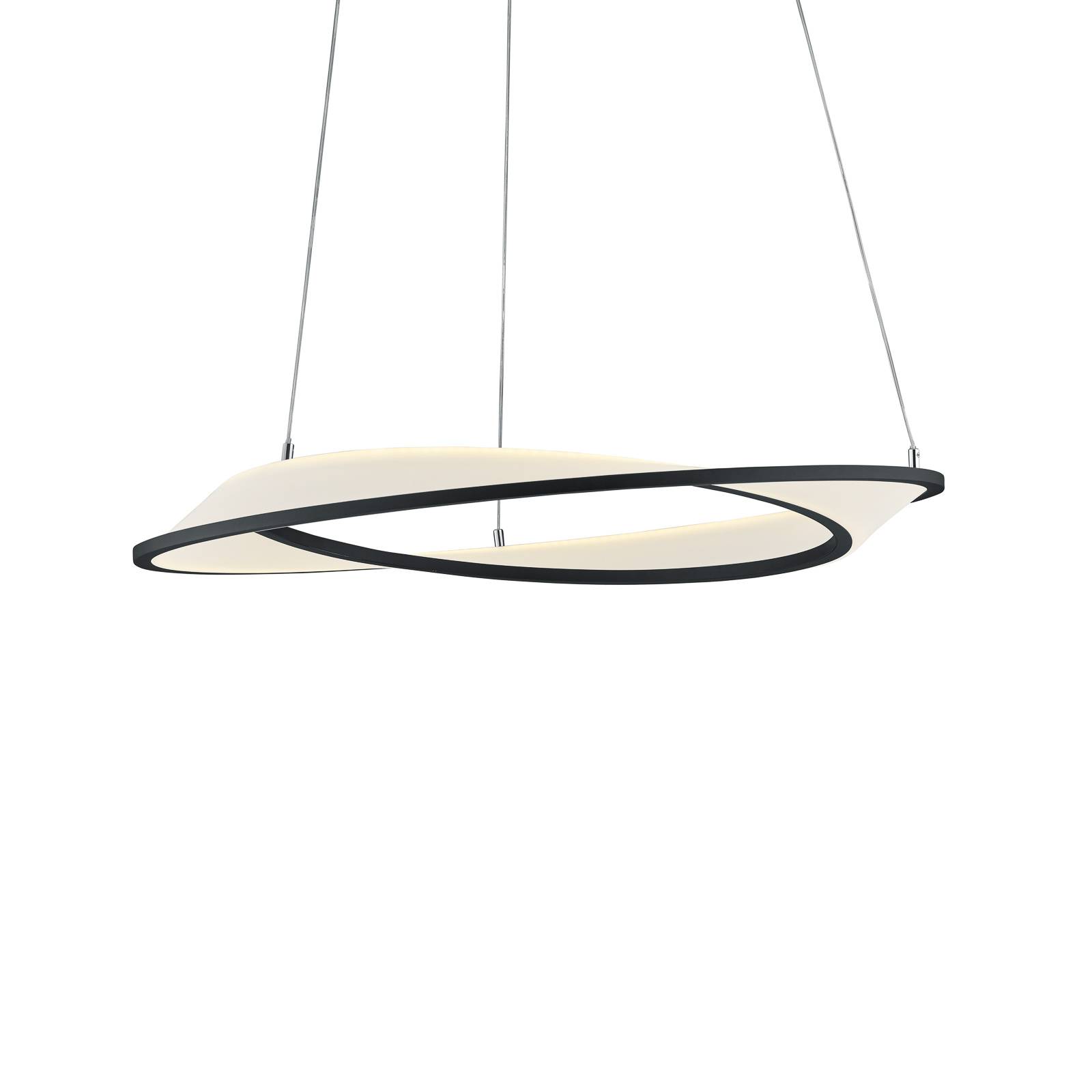 B-Leuchten Aurora LED-riippuvalaisin, musta
