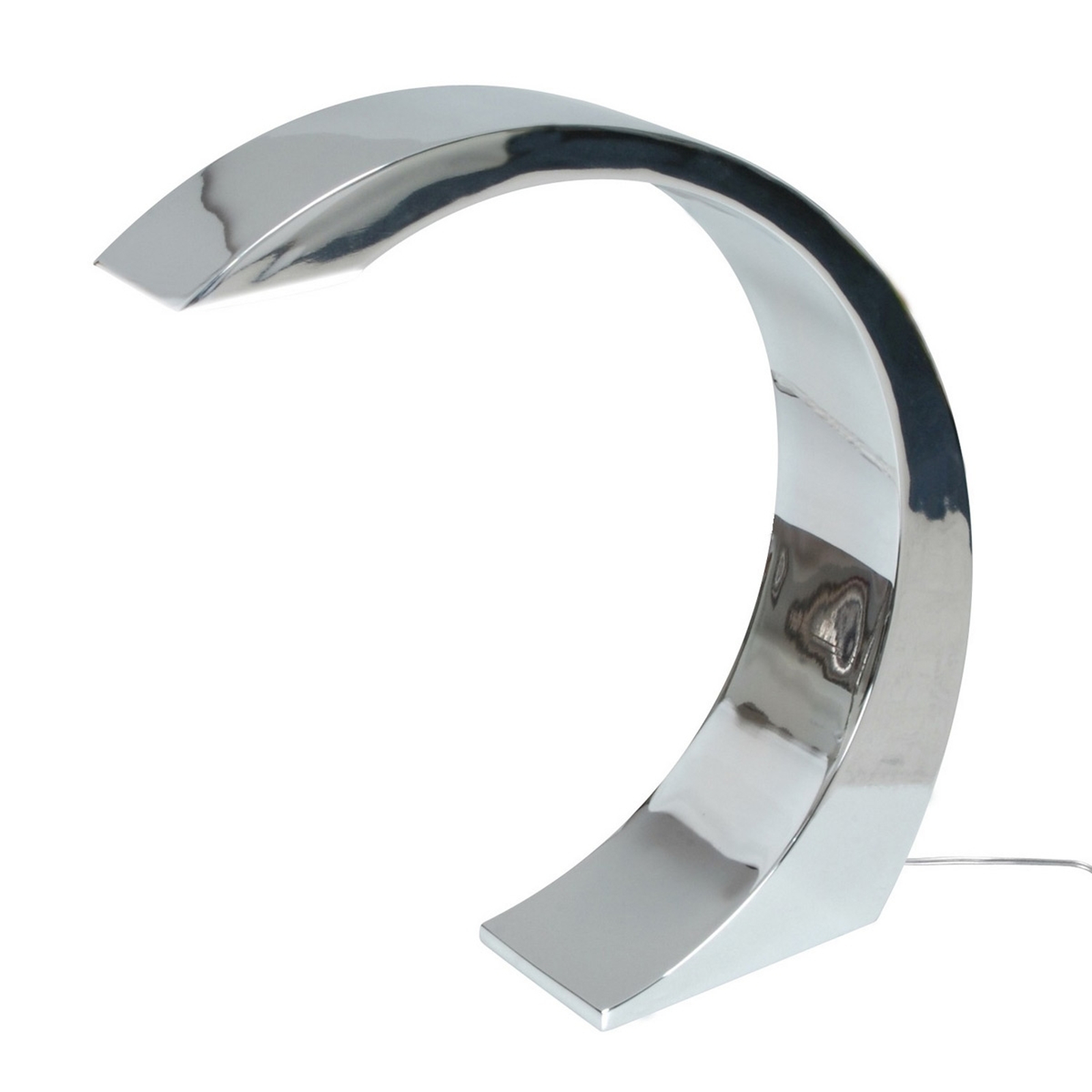 LED-pöytävalaisin NAMI korkeus 33 cm kromi