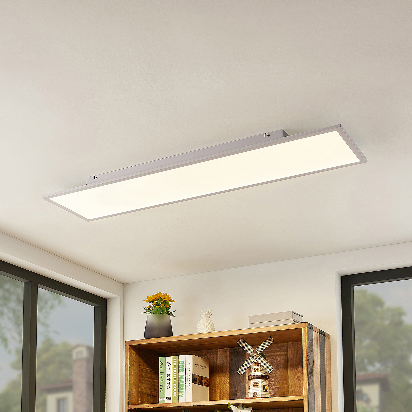Lindby Luay -LED-paneeli, 3 000–6 000 K, 30x120 cm