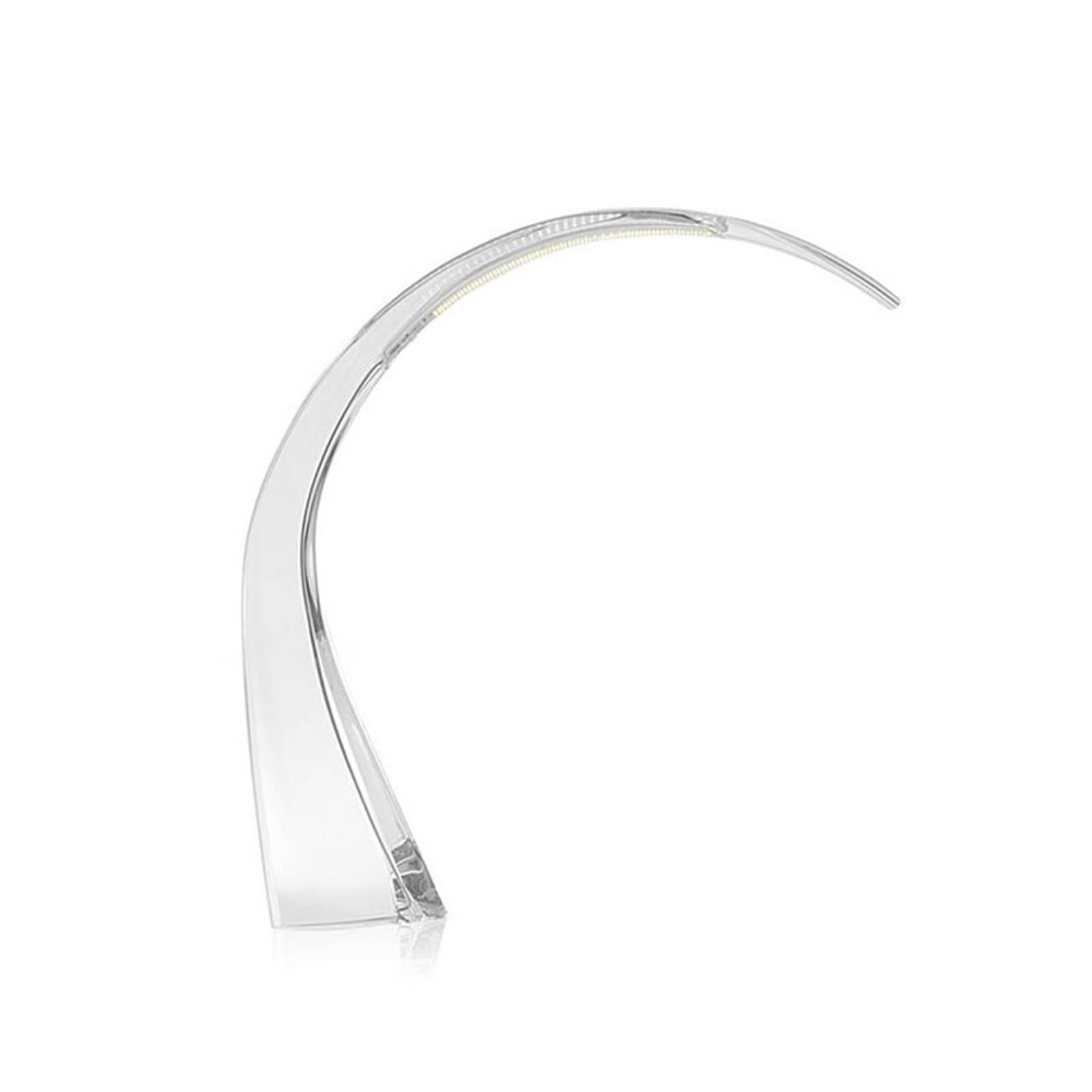 Taj Mini – LED-työpöytälamppu, läpinäkyvä