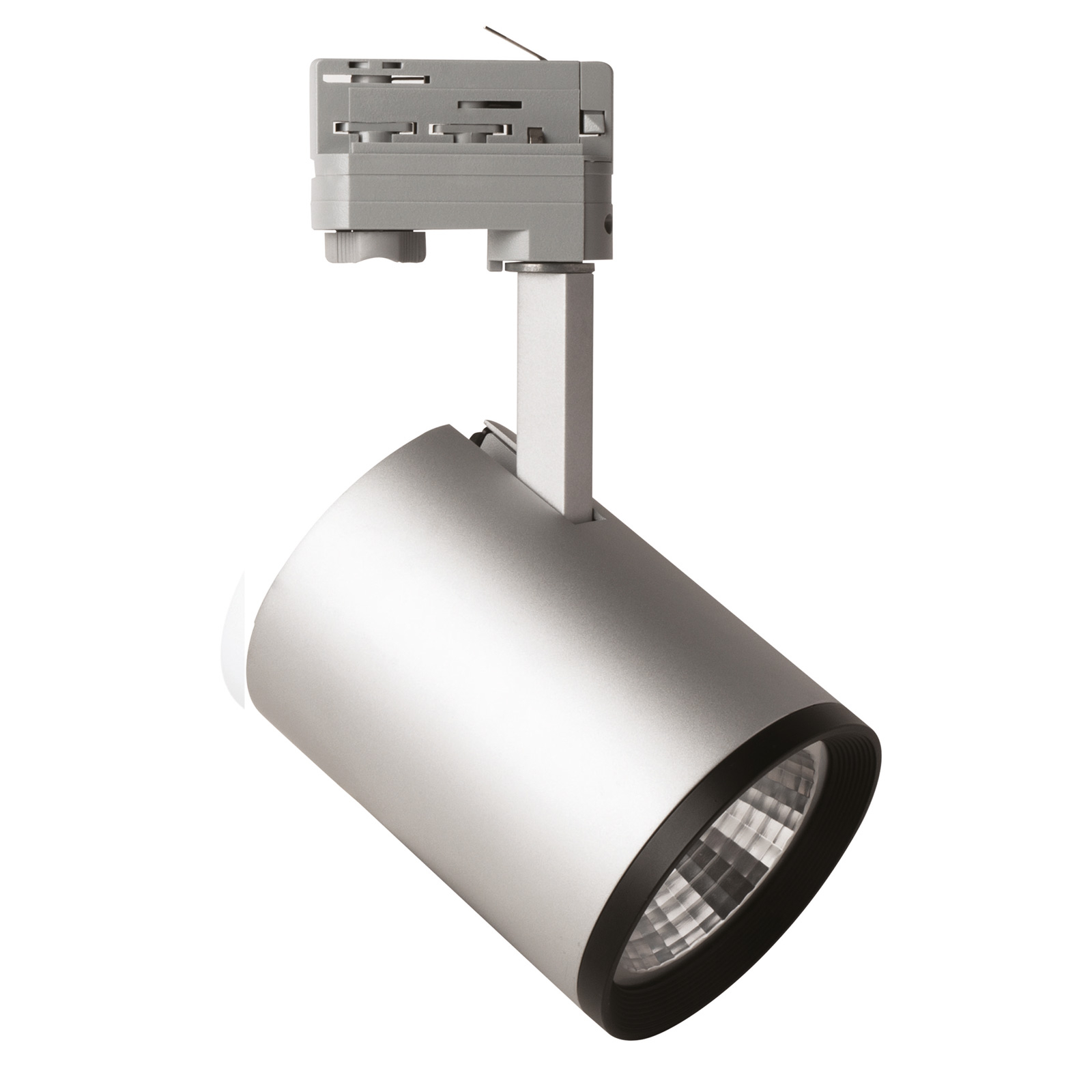 LED-spotti Marco 3-vaihekiskoon, hopea 4 000 K